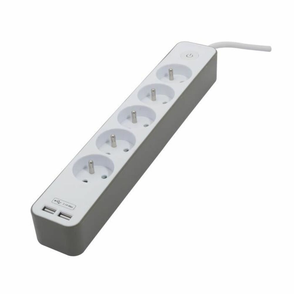 Power strip with 5 sockets and switch Chacon 49710 (1.5 m)