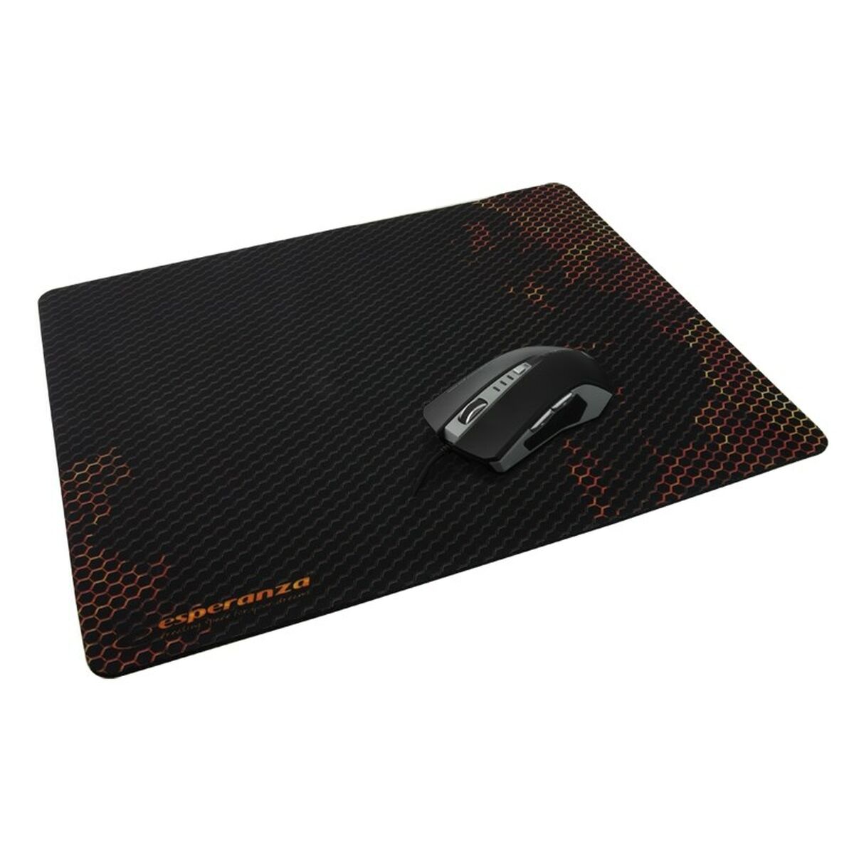 Mousepad Esperanza EA146R Schwarz Rot