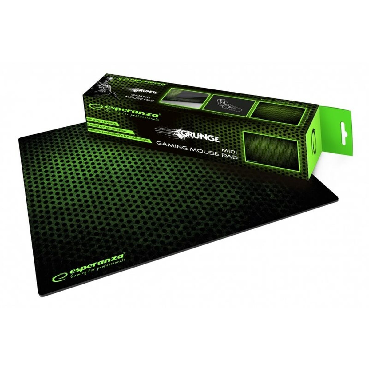 Anti-slip mat Esperanza EGP102G White Black Green Black/Green printed