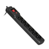 Power strip with 6 sockets and switch Activejet COMBO 6GN (3 m)