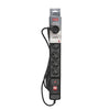 Power strip with 6 sockets and switch Activejet COMBO 6GN (3 m)