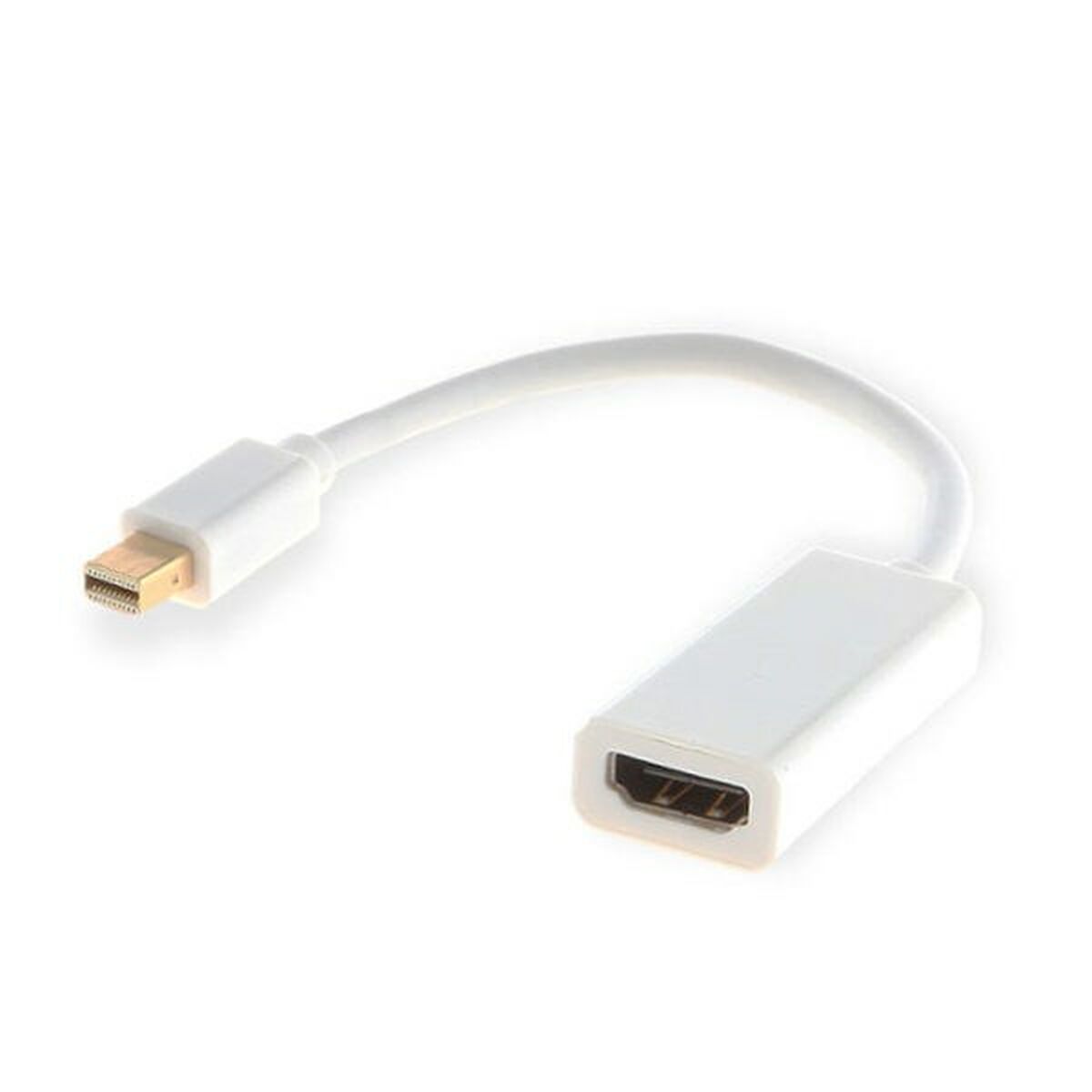 Adapter Mini DisplayPort to HDMI Savio CL-57 White 20 cm