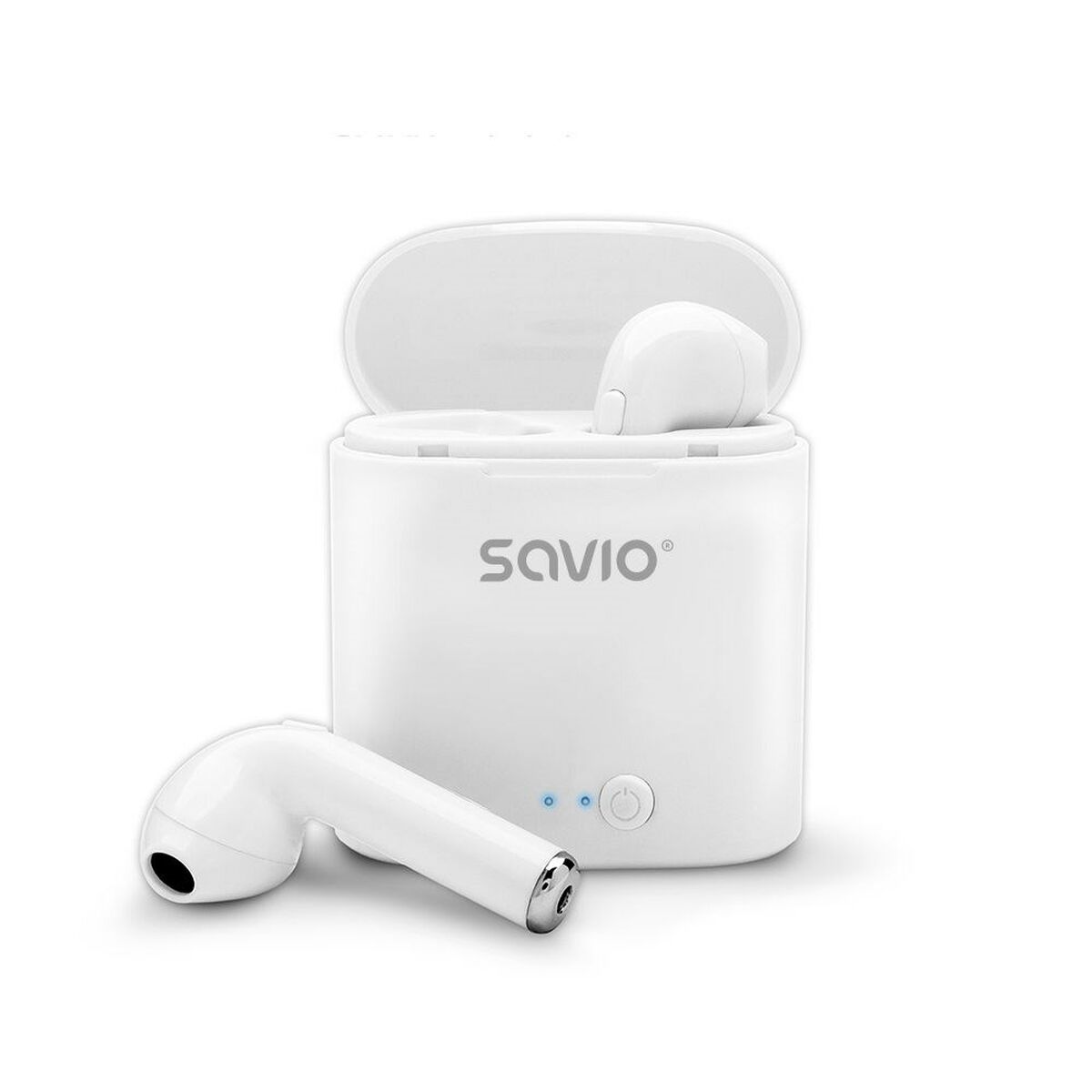 Bluetooth in-ear headset Savio TWS-01 white