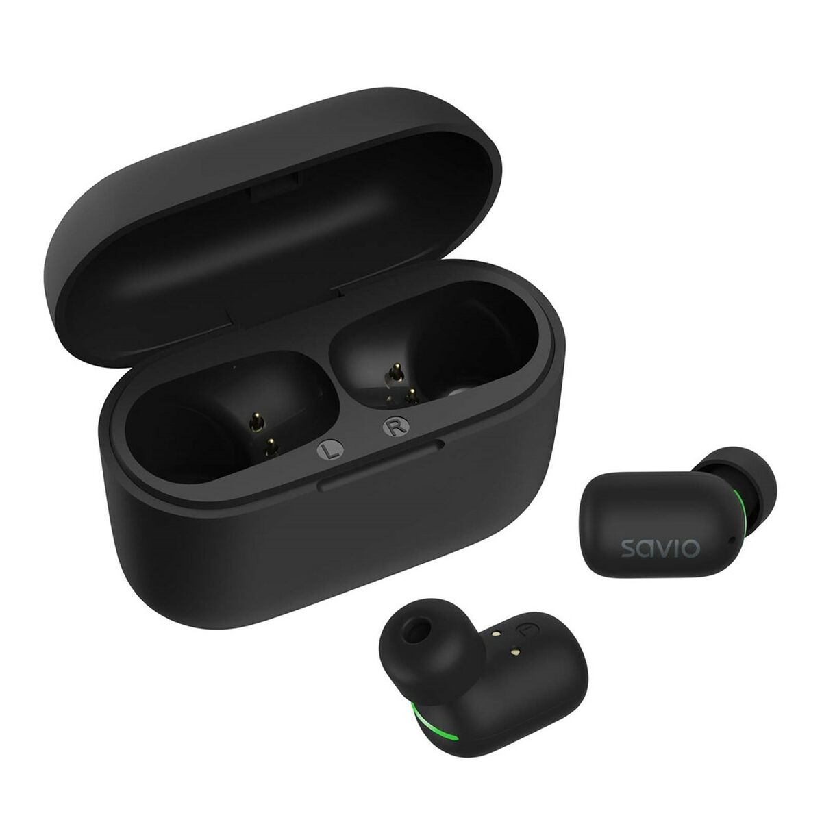 Bluetooth in-ear headset Savio TWS-09 black