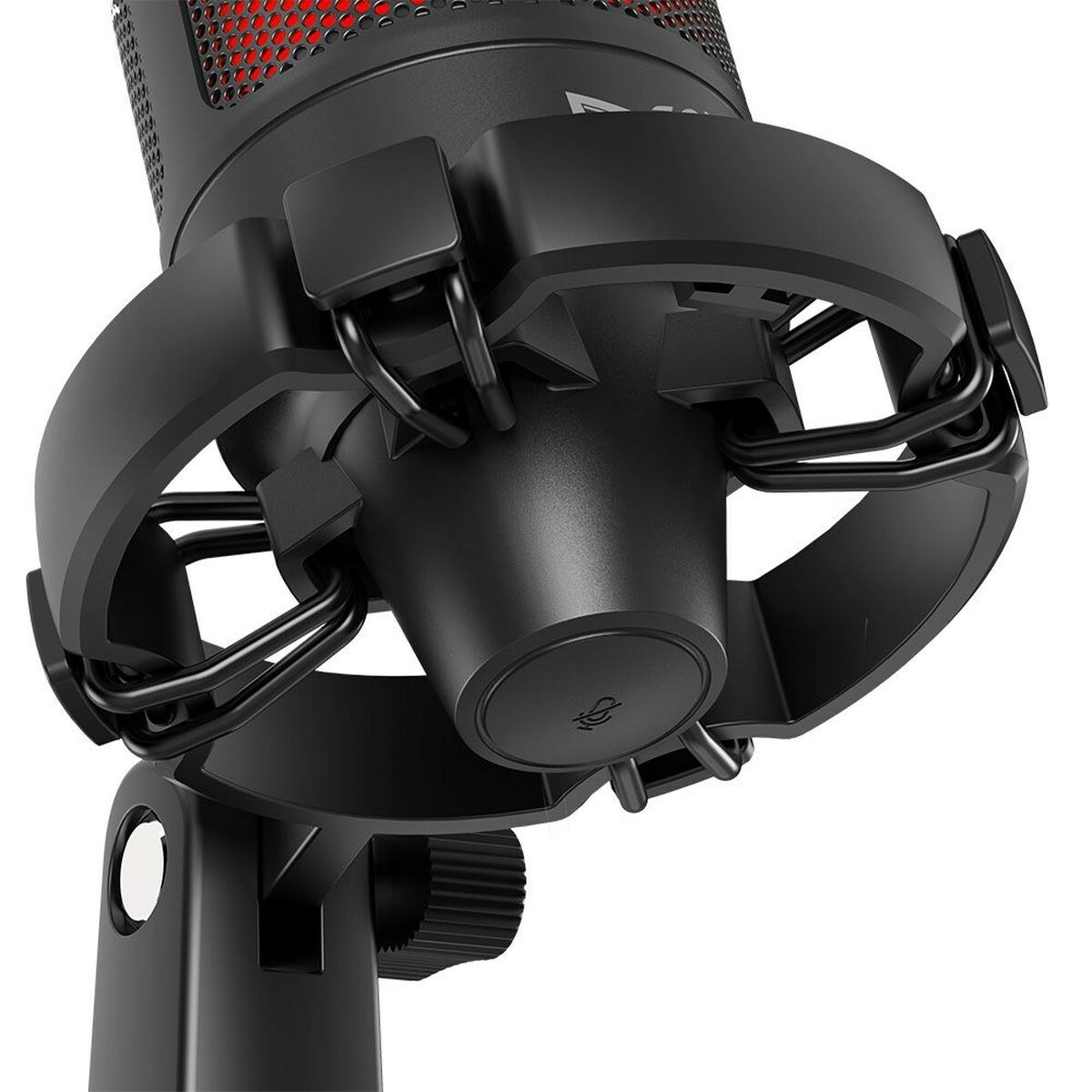 Table stand for the microphone Savio SONAR PRO 01 black red