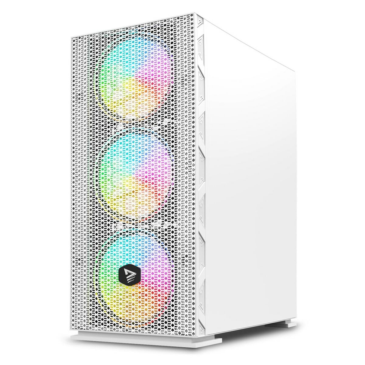 ATX Semi-Tower Case Savio RAPTOR WHITE X1 Black Colorful