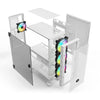 ATX Semi-Tower Case Savio RAPTOR WHITE X1 Black Colorful