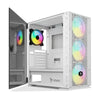 ATX Semi-Tower Case Savio RAPTOR WHITE X1 Black Colorful