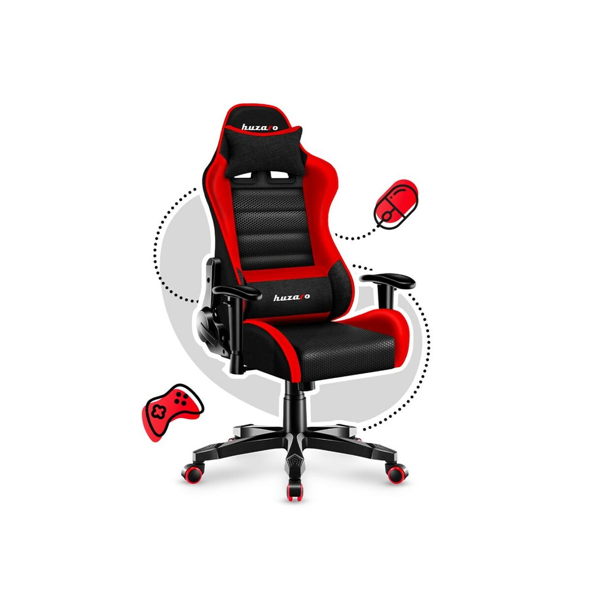 Gaming chair Huzaro HZ-Ranger 6.0 children red/black