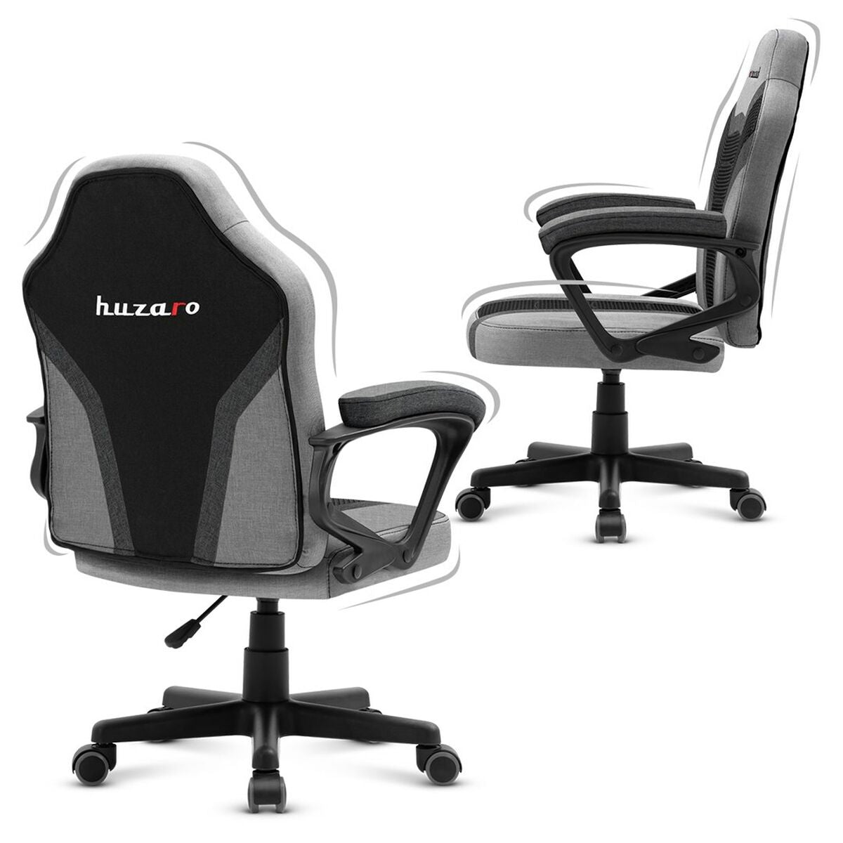 Gaming chair Huzaro Ranger 1.0 Gray Mesh Black/Grey