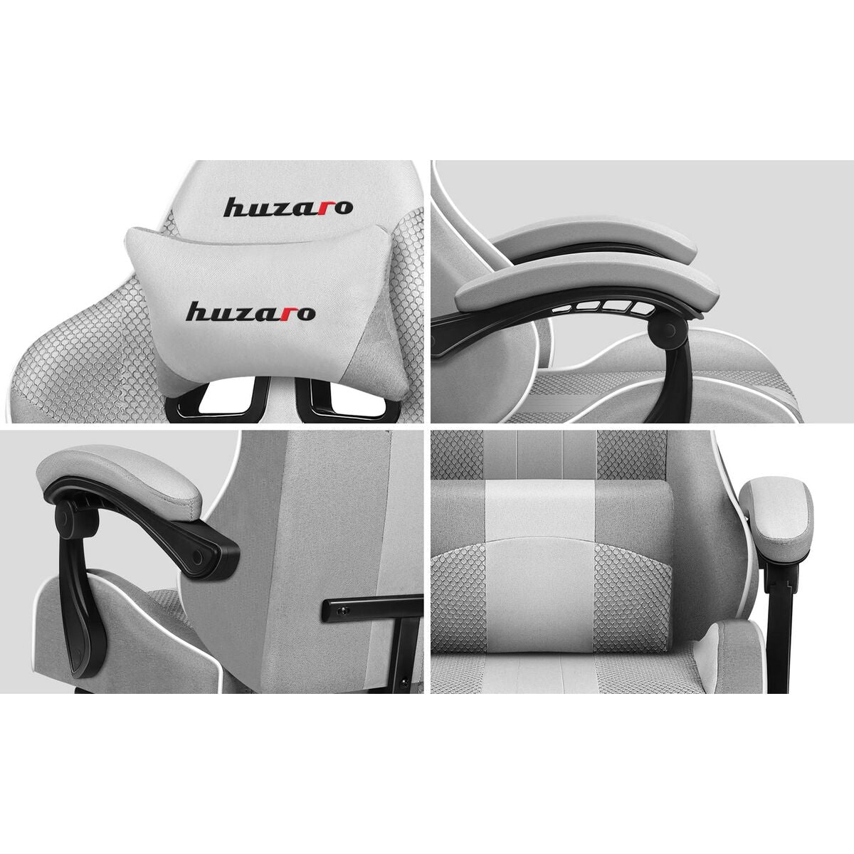 Gaming chair Huzaro HZ-Force 4.7 White Mesh White Gray