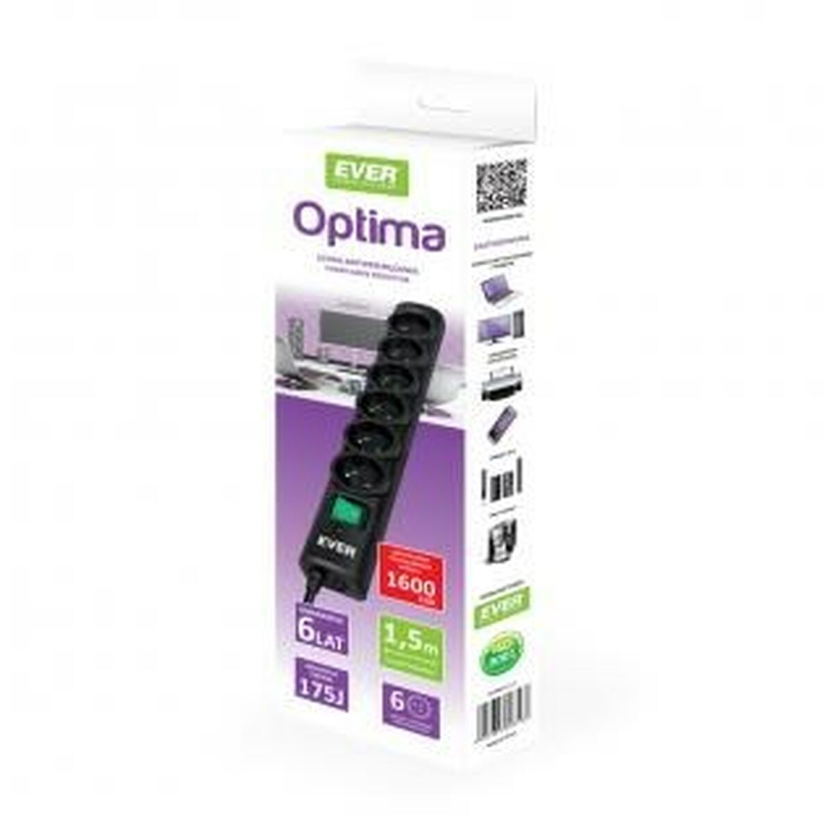 Surge protector Ever OPTIMA 1.5m