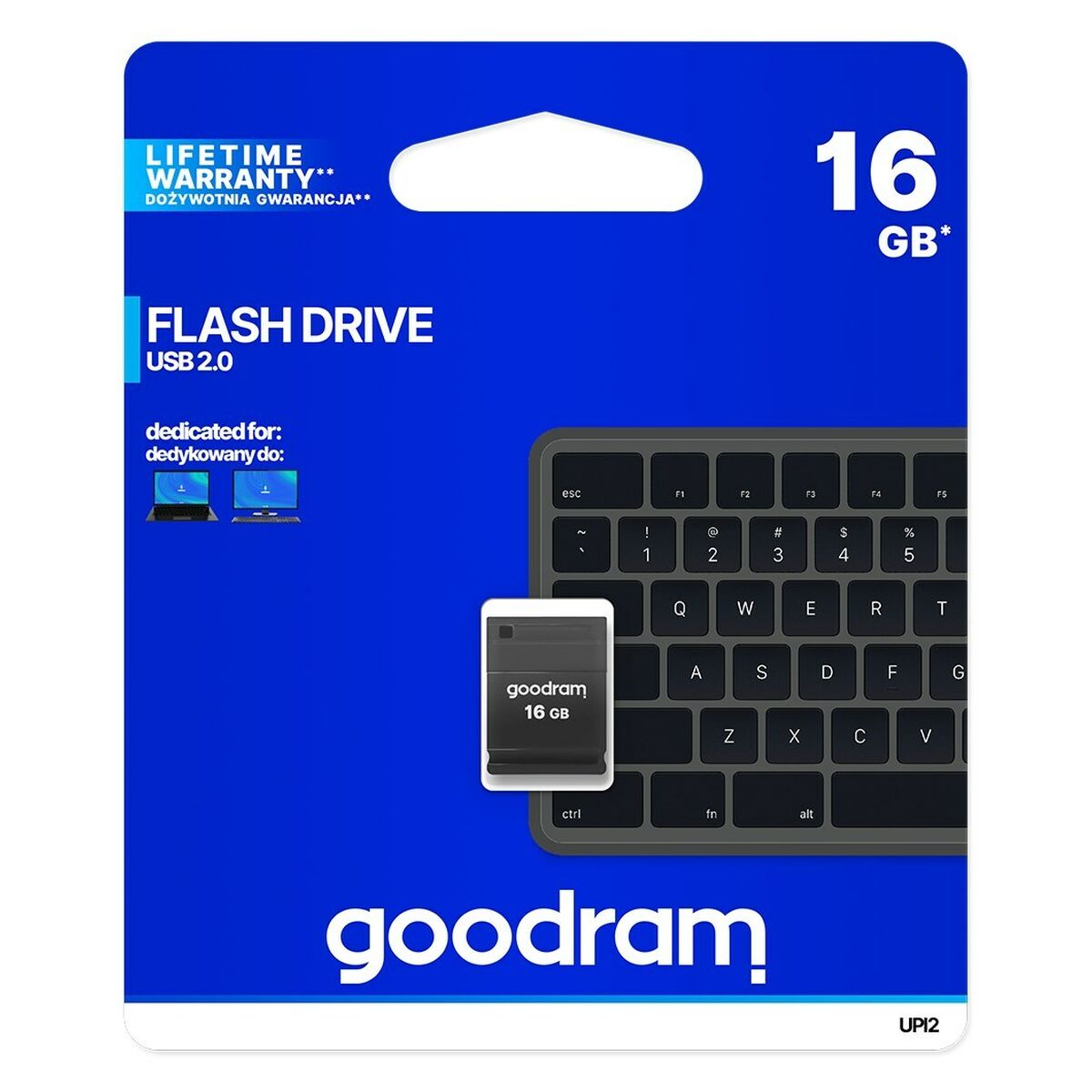 USB Pendrive GoodRam UPI2 Schwarz 16 GB