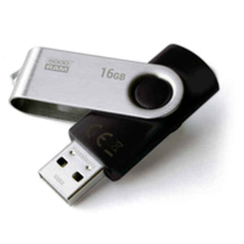 USB Pendrive GoodRam UTS2 Schwarz Silberfarben 16 GB