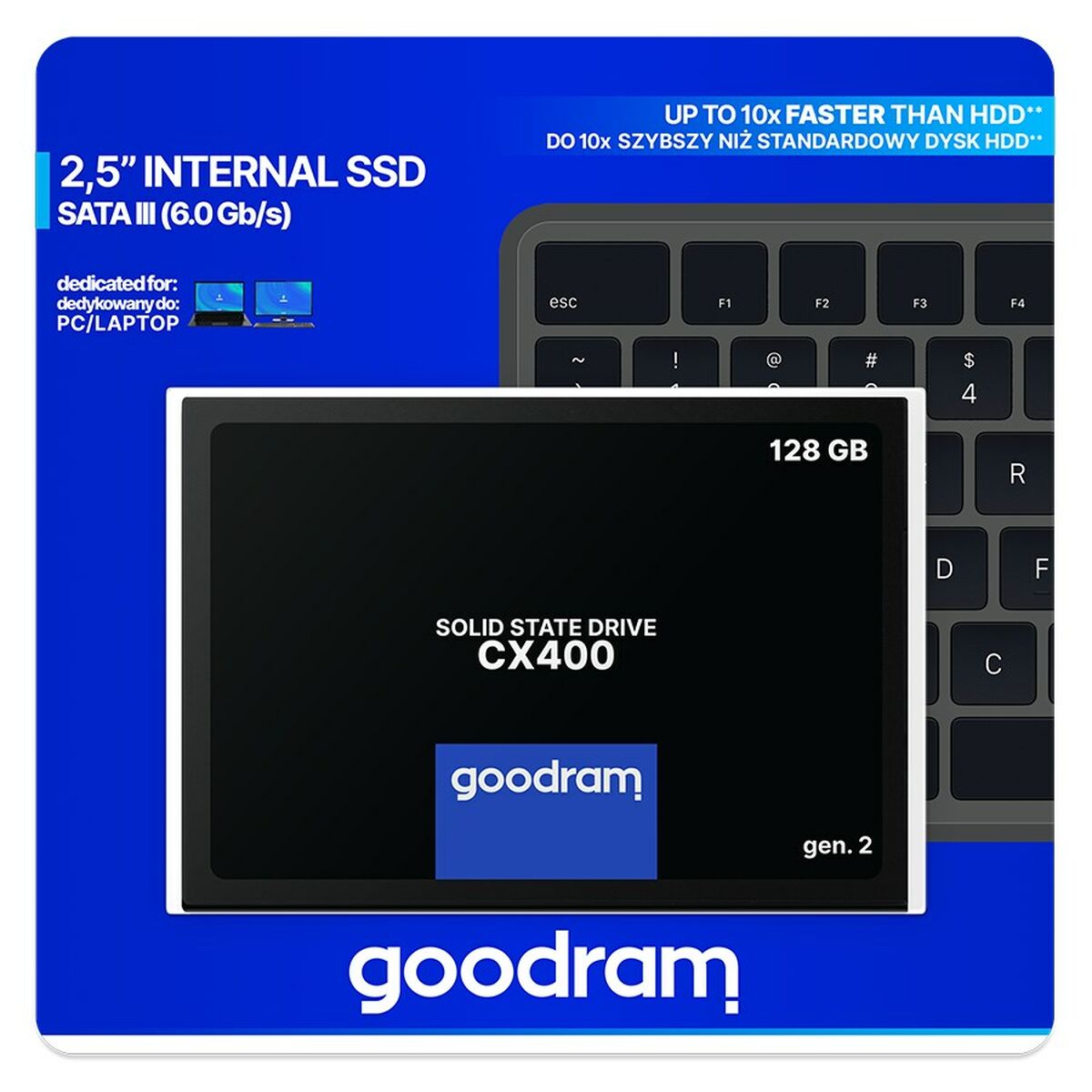 Festplatte GoodRam CX400 gen.2 128 GB SSD