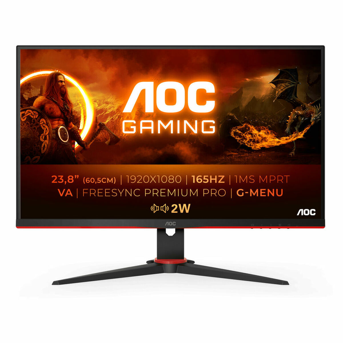 Full HD Monitor AOC 24G2SAE 23,8" 165Hz FHD