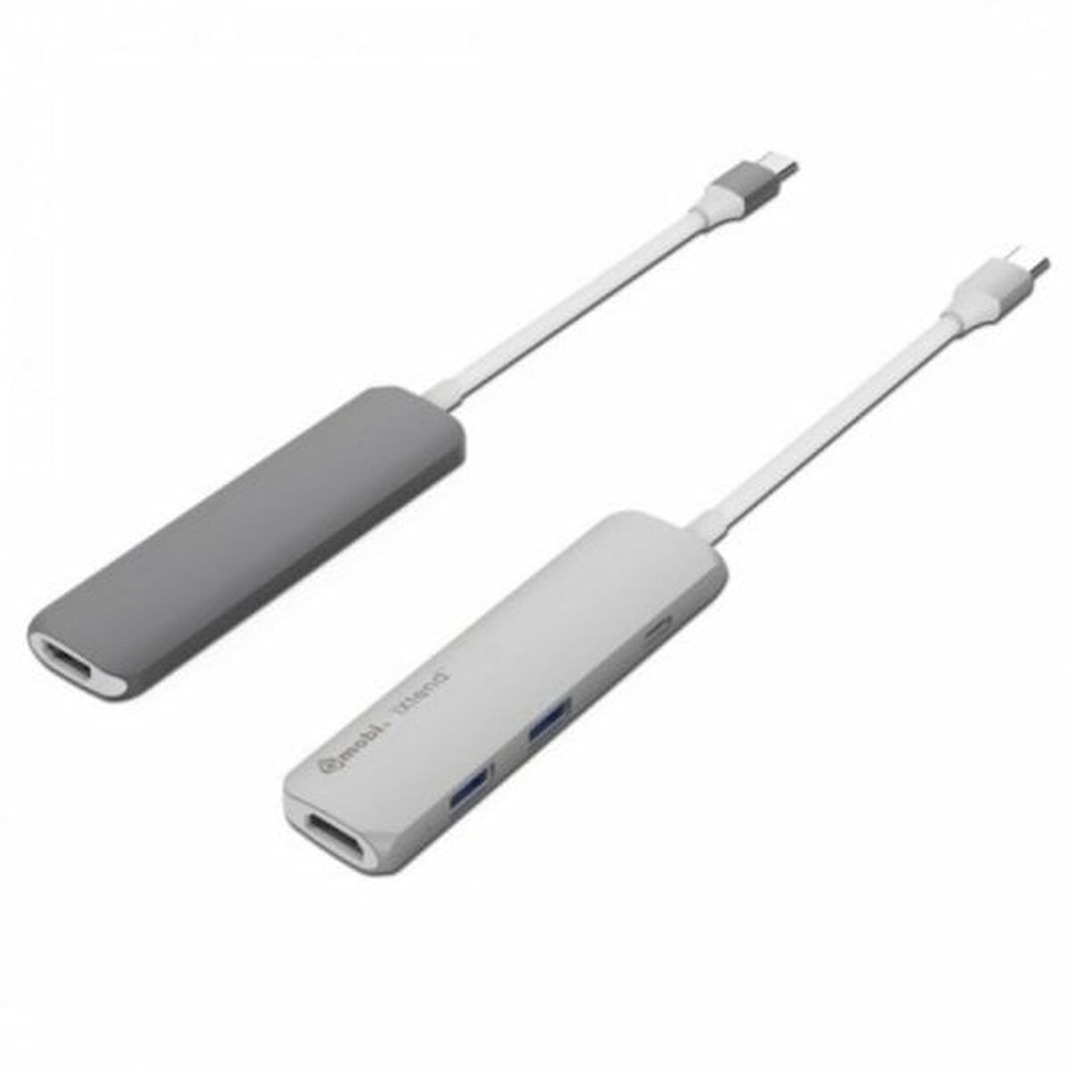 Hub USB Silver HT 17123 White/Grey Dark grey