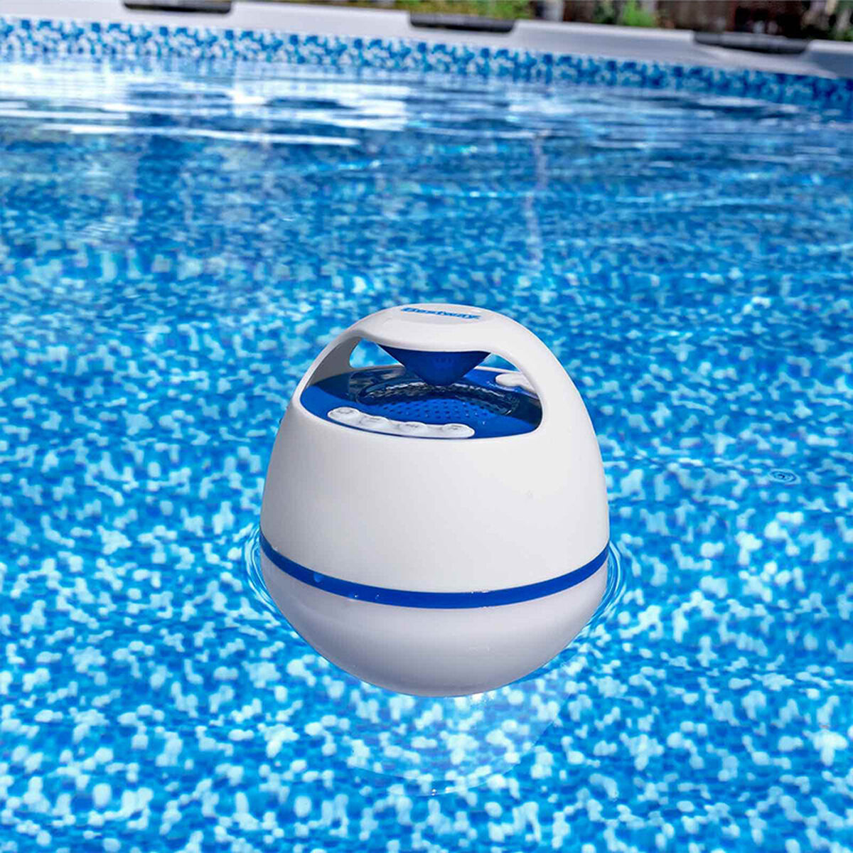 Floating wireless speaker with LED Bestway White 6 W