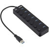 Hub USB Nilox NXHUB-06 Schwarz