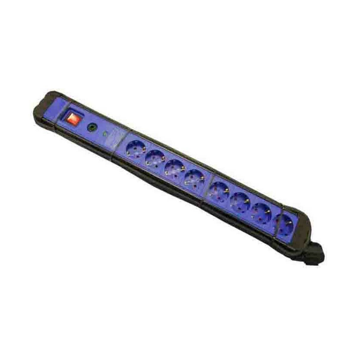 Power strip with 8 sockets and switch EDM (3 m)