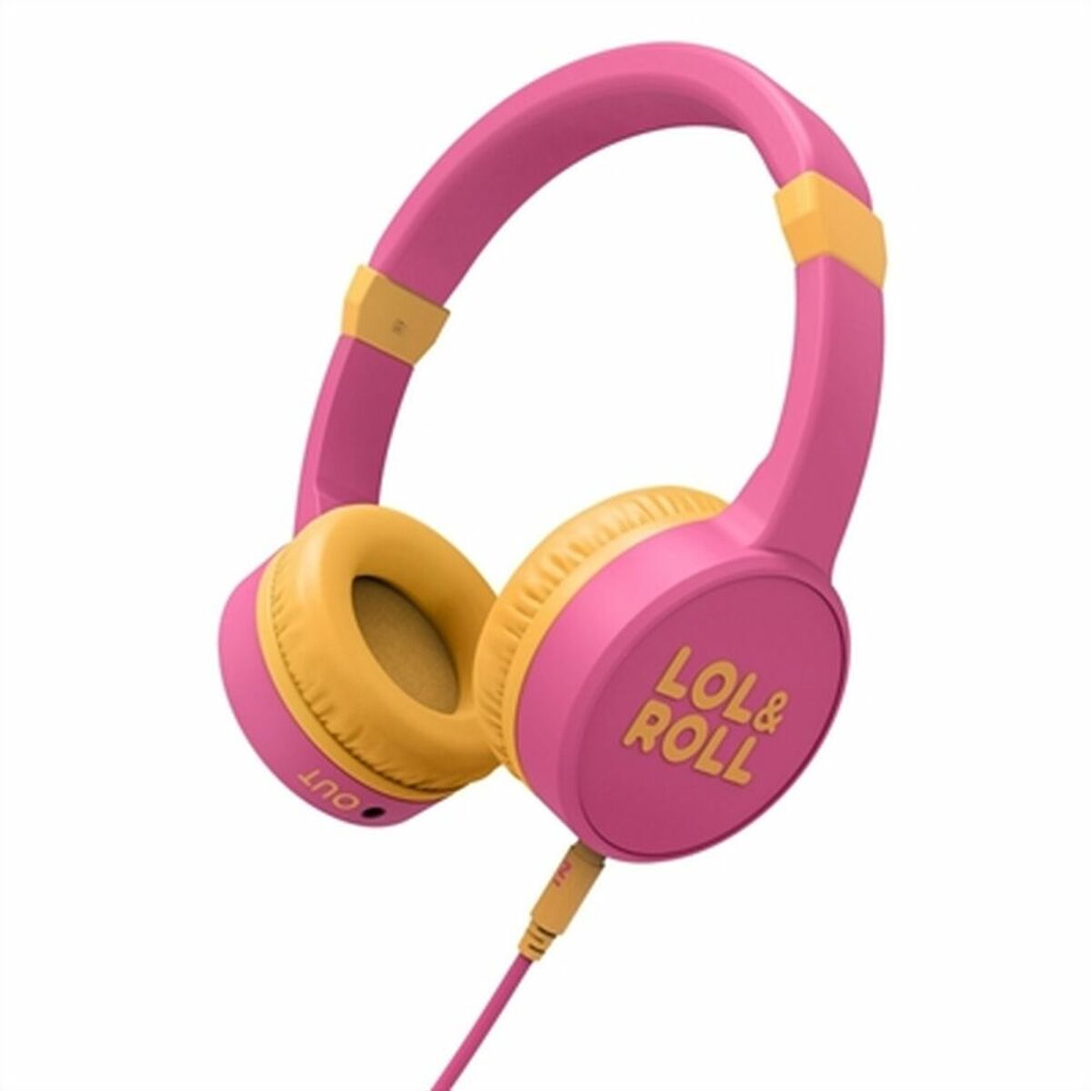 Headphones with microphone Energy Sistem Lol&amp;Roll Pop Kids Pink