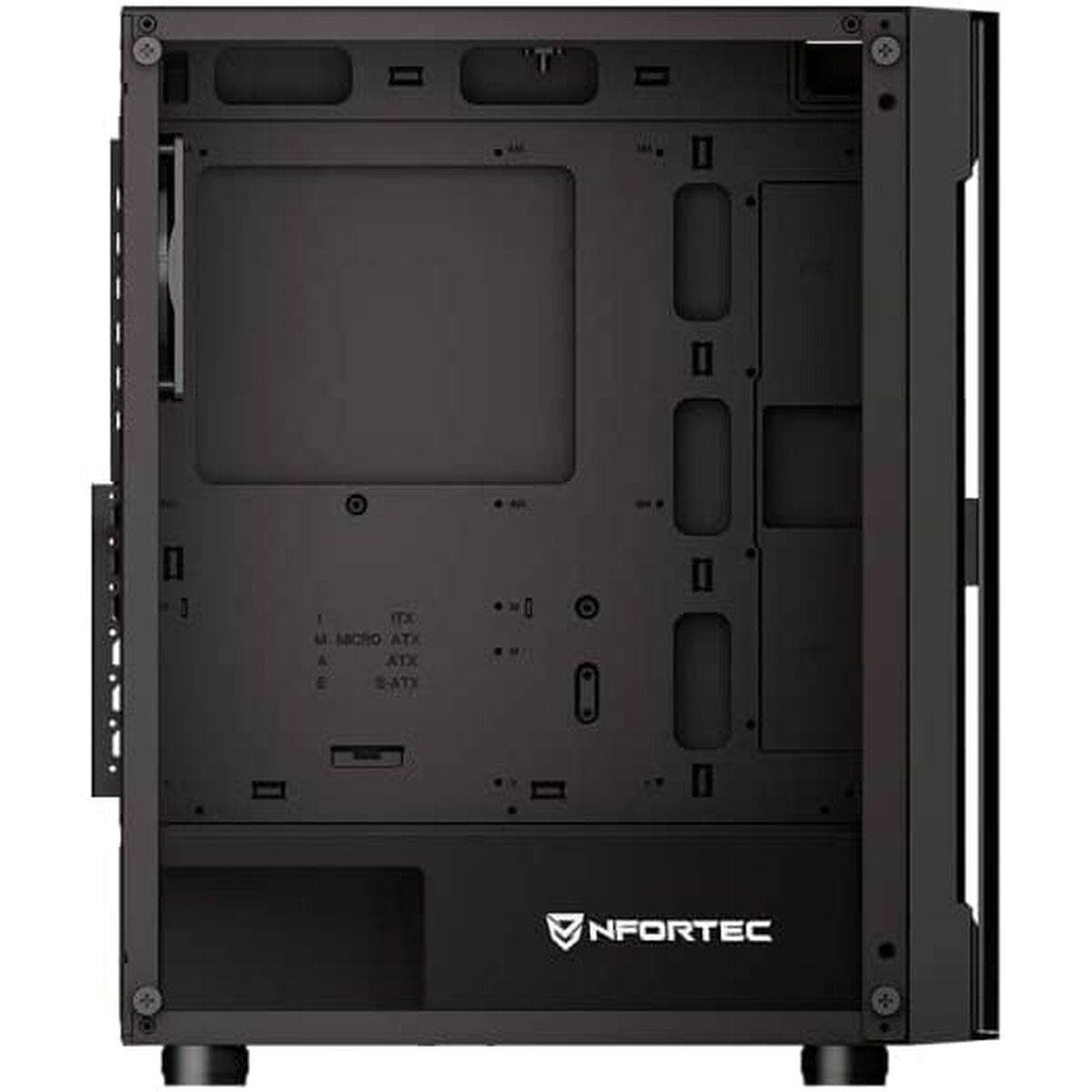 ATX Semi-Tower Gehäuse Nfortec Air Schwarz