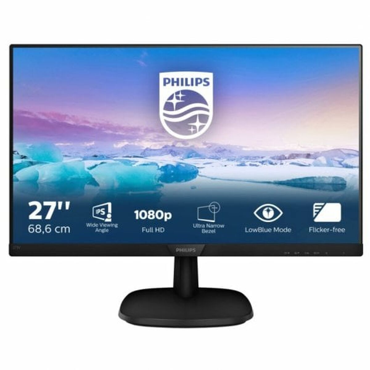 Full HD Monitor Philips V Line 273V7QDSB/00 27" LED IPS Flicker free