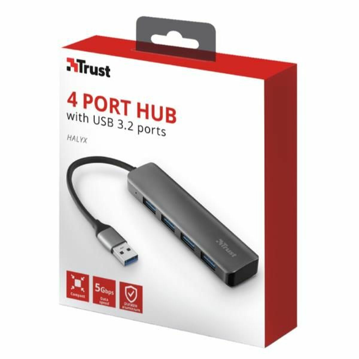 4-port USB hub Trust 23327