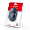 Drahtlose optische Maus GEMBIRD MUSW-4B-03-B Schwarz/Blau (1 Stück)