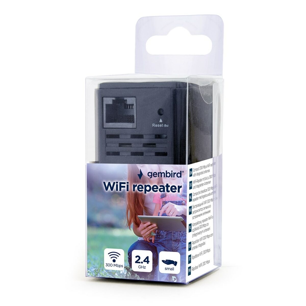 WiFi amplifier GEMBIRD WNP-RP300-03-BK