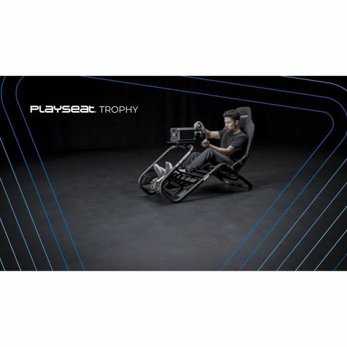 Gaming-Stuhl Playseat Trophy 140 x 58 x 100 cm Schwarz