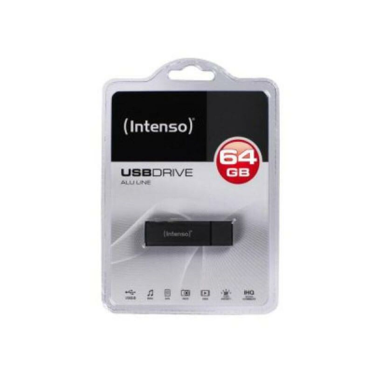 USB and micro USB stick INTENSO ALU LINE 64 GB anthracite 64 GB USB pendrive