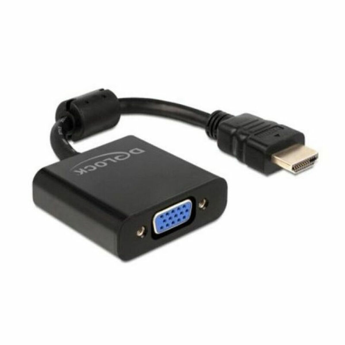 Adapter HDMI to VGA DELOCK 65512 Black