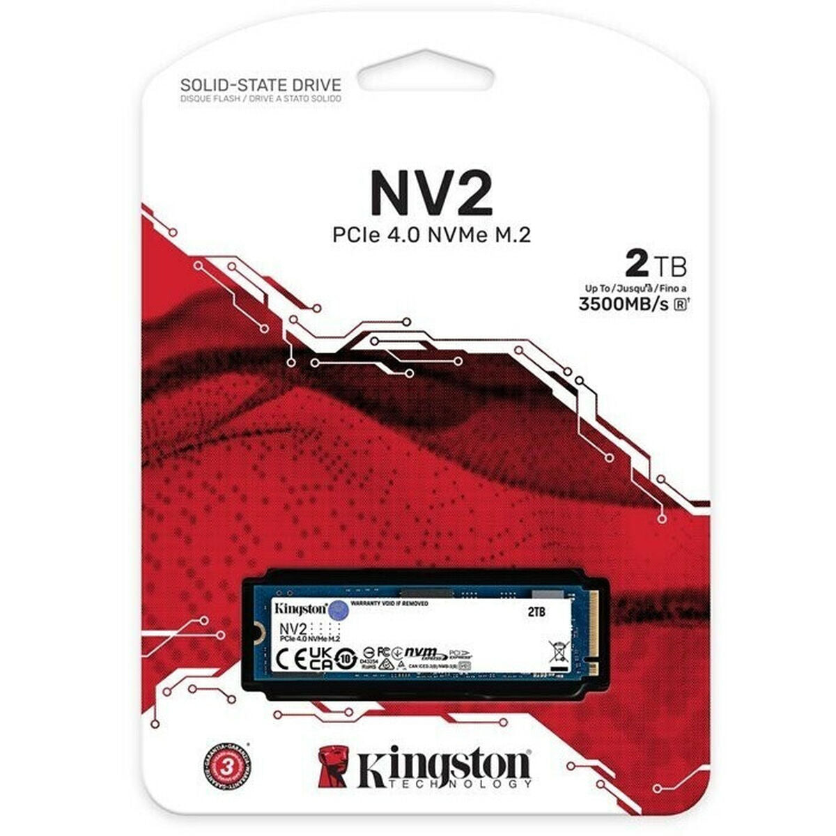 Hard drive Kingston NV2 2TB SSD