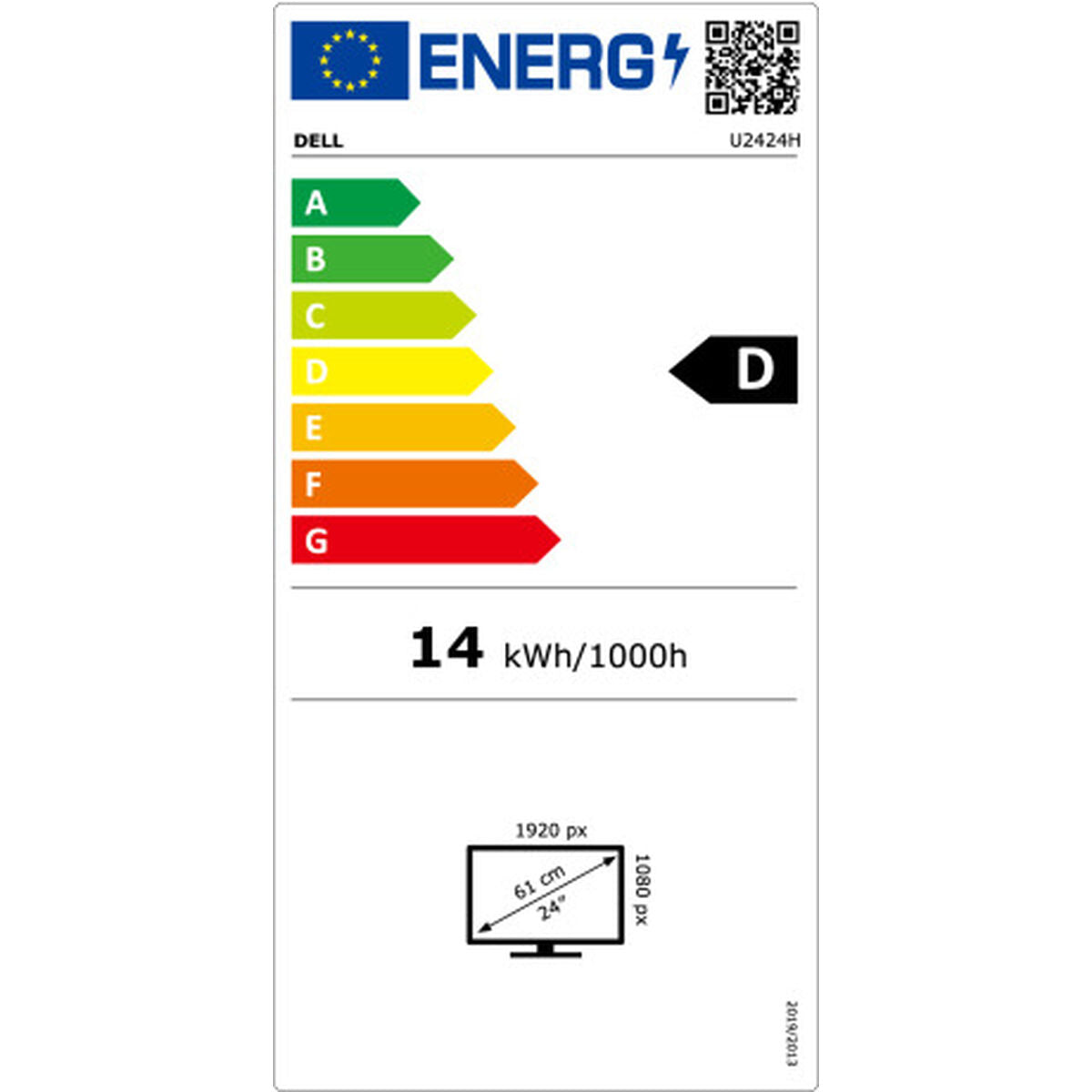 Full HD Monitor Dell U2424H 23.8" 120Hz Silber