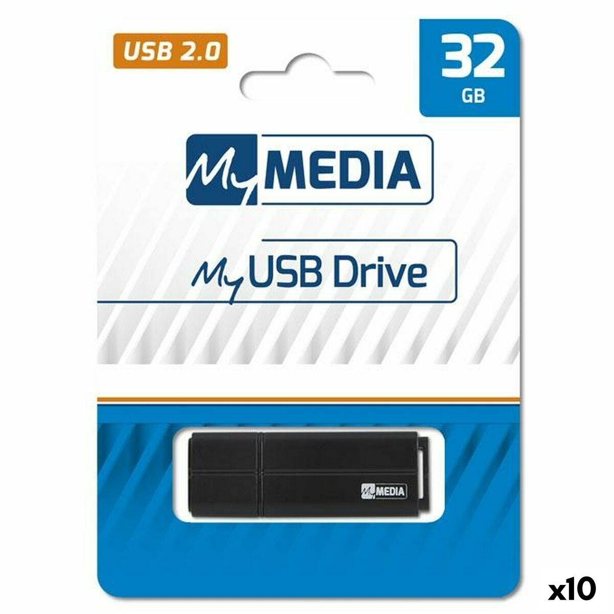 USB Pendrive MyMedia Black 32GB