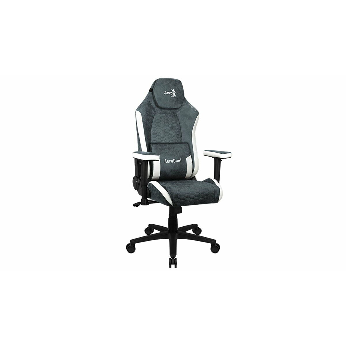 Gaming chair Aerocool Crown AeroSuede Blue Black Steel