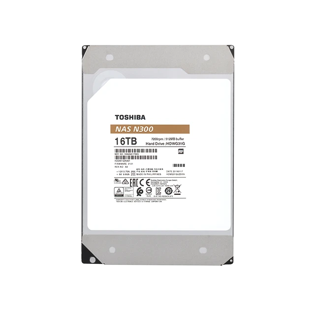 NAS Hard Drive Toshiba N300 4TB Bulk (HDWG440UZSVA)