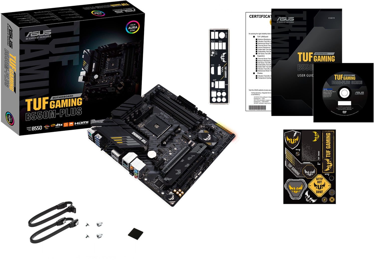 Socket AM4 Mainboard/Motherboard Asus TUF Gaming B550M-Plus DDR4