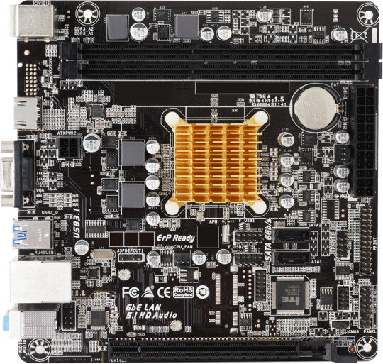 Sockel LGA769 Mainboard/Motherboard mit CPU Biostar A68N-2100K DDR3 LGA BGA769