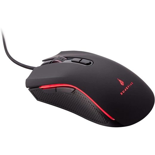 Wired gaming mouse with lighting Surefire Hawk Claw 6400 dpi