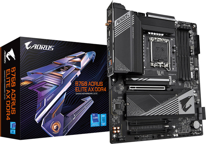 Sockel 1700 Mainboard/Motherboard GigaByte B760 Aorus Elite AX DDR4 WiFi LGA1700