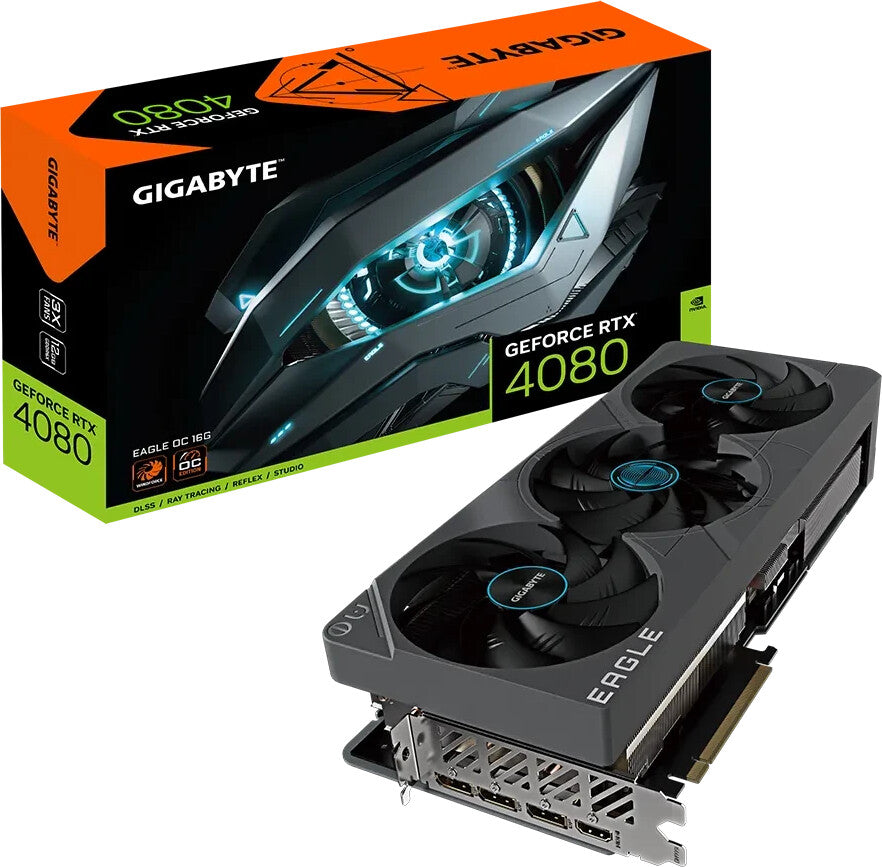 G-Sync Single GPU graphics card Gigabyte GeForce RTX 4080 EAGLE OC 16GB GDDR6X