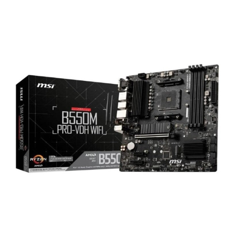 Motherboard Gaming MSI B550M PRO-VDH mATX DDR4 AM4 WiFi