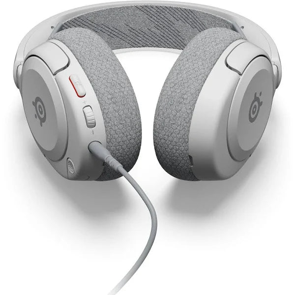 Wired gaming headset with microphone SteelSeries Arctis Nova 1 grey