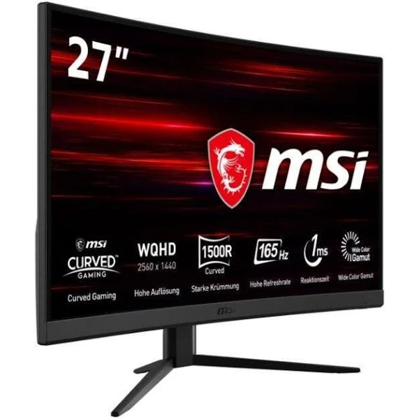 Curved WQHD Monitor MSI G27CQ4 E2 27" 1ms 165Hz LED Curved