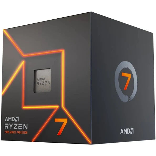 8 core desktop processor with CPU cooler AMD Ryzen 7 7700 Boxed (Socket AM5, 5nm, 3.8GHz)