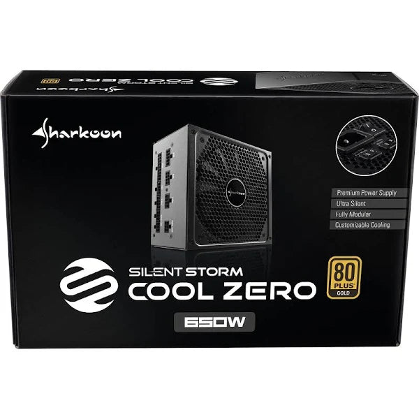 650 Watt PC power supply Sharkoon SilentStorm Cool Zero 650 W 80 Plus Gold