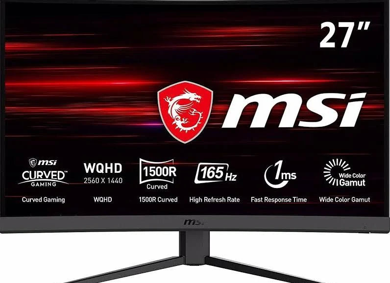 Curved WQHD Monitor MSI G27CQ4 E2 27" 1ms 165Hz LED Curved