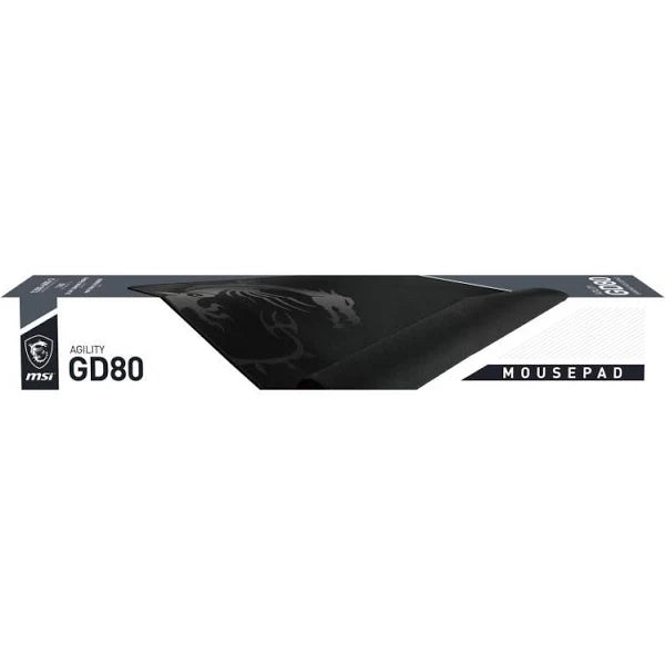 Gaming Mauspad MSI Agility GD80 (120 x 60 cm) Schwarz